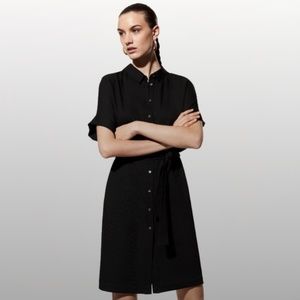 Babaton Glen Black Shirtdress